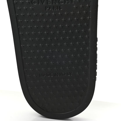 Givenchy Rubber Logo Womens Pool Slide Sandals 37 Fluo Yellow 7 of 9