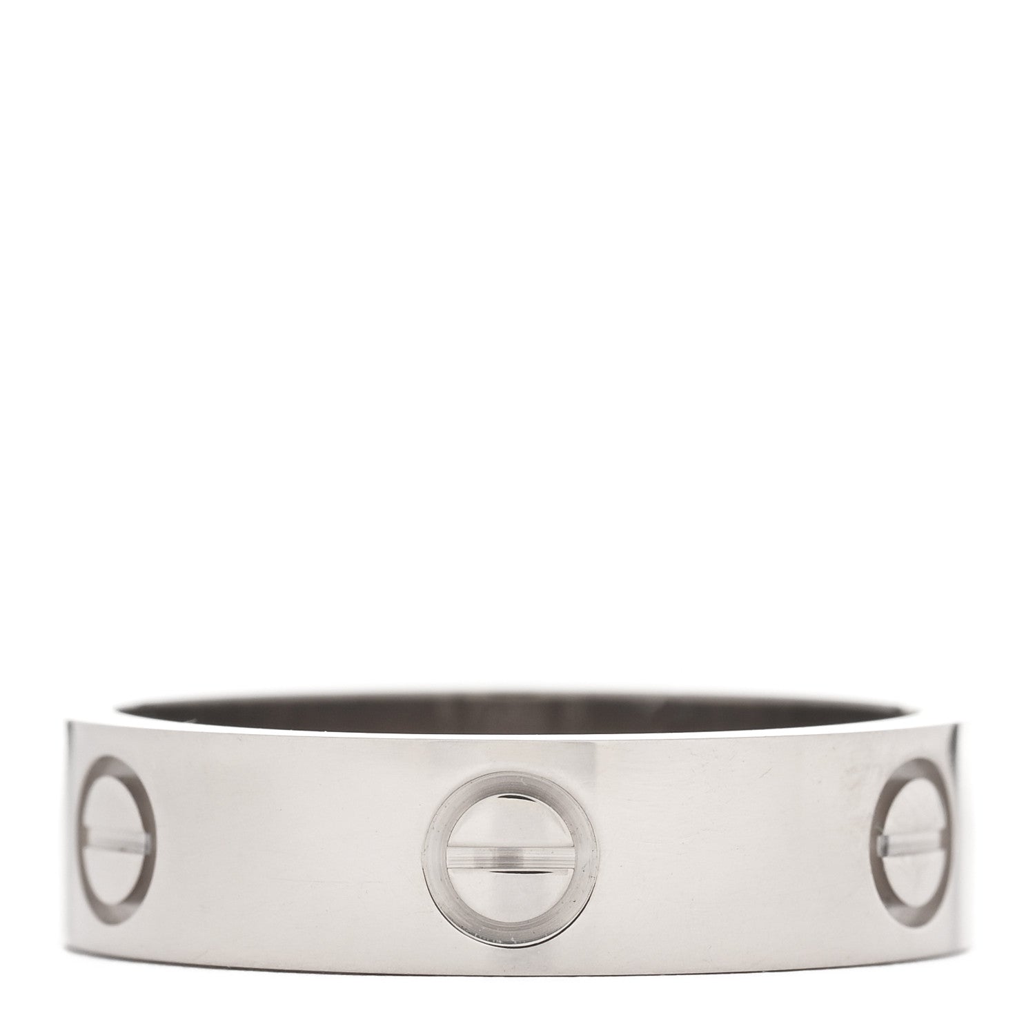 Cartier 18K White Gold 5.5mm LOVE Ring 60 9.25 3 of 4