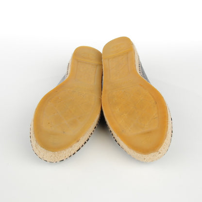 Chanel Lambskin CC Espadrilles 42 Black 7 of 11