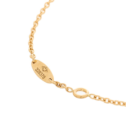 Christian Dior 18K Yellow Gold Diamond Mother of Pearl 3 Station Rose Des Vents Bracelet 3 of 4