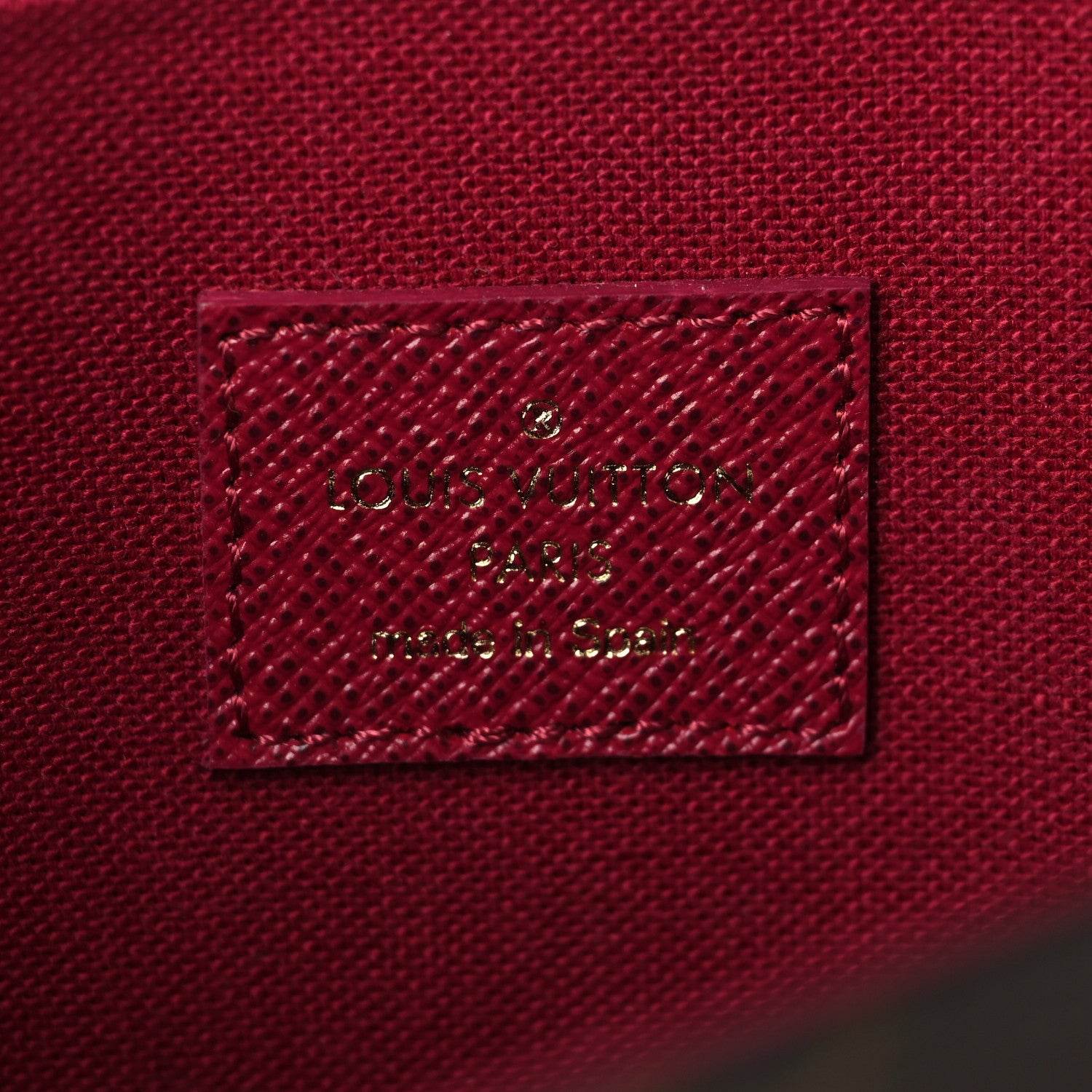 Louis Vuitton Monogram Pochette Felicie Chain Wallet Fuchsia 6 of 8