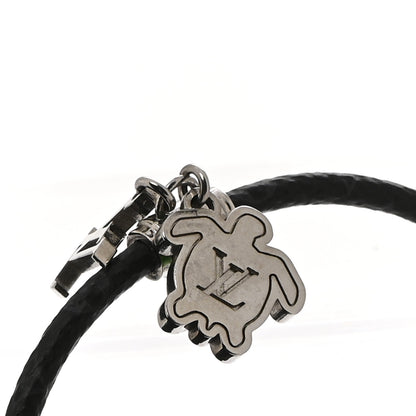 Louis Vuitton Monogram Eclipse Keep It Turtle Bracelet 19 4 of 5