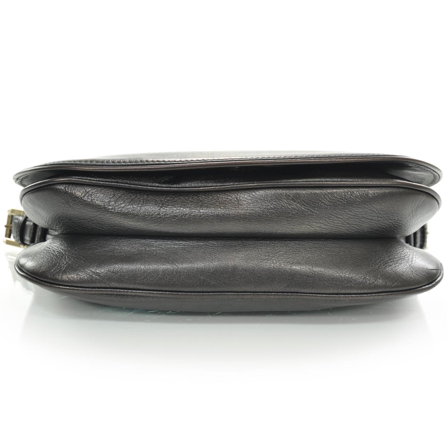 Leather Small Britt Shoulder Bag Black