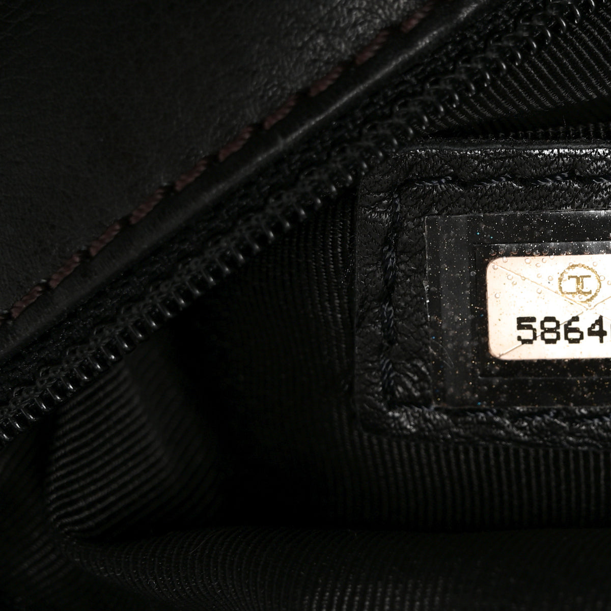 Chanel Lambskin CC Tassel Shoulder Flap Bag Black 7 of 10