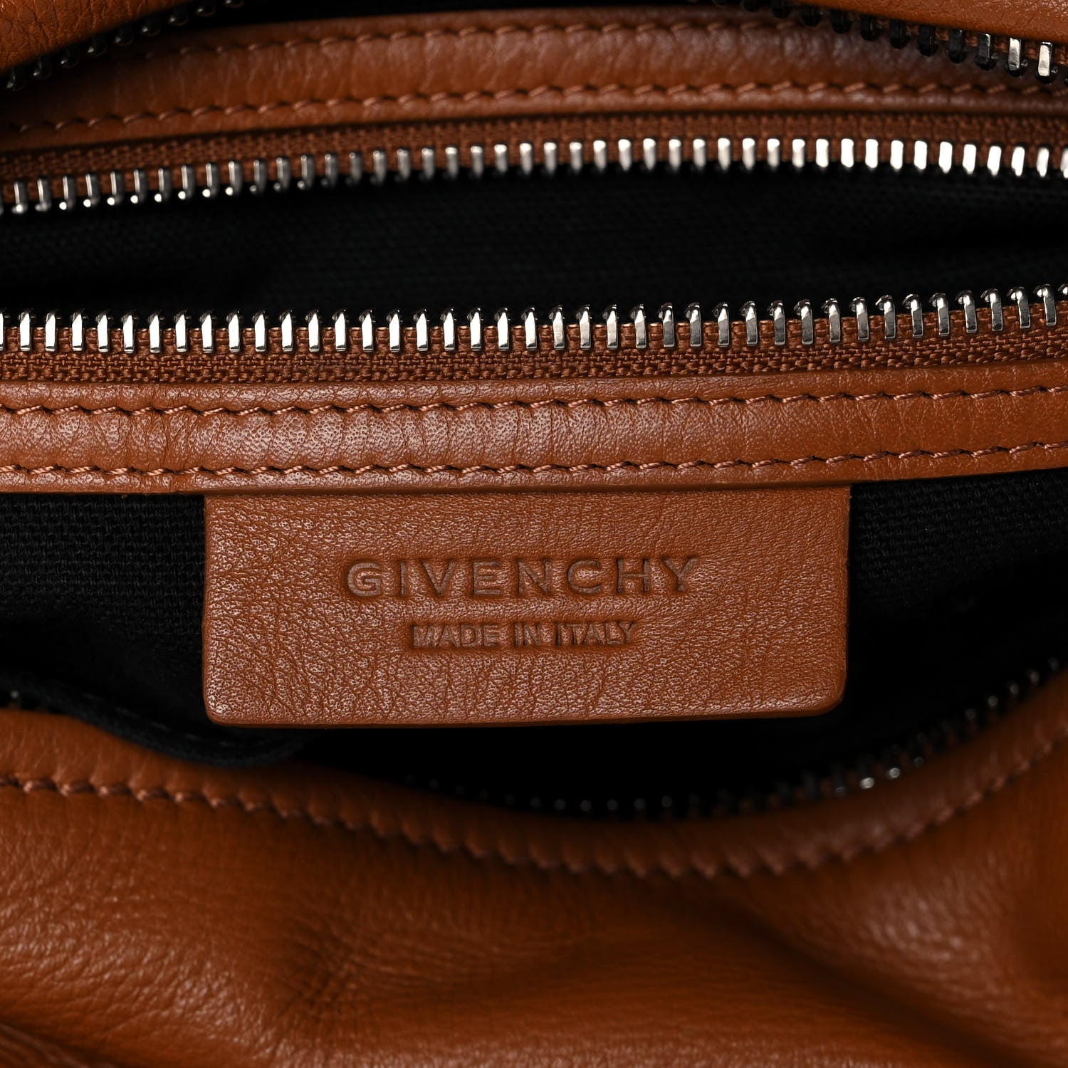 Givenchy Calfskin Medium Bolt Stud Pandora Brown 7 of 15