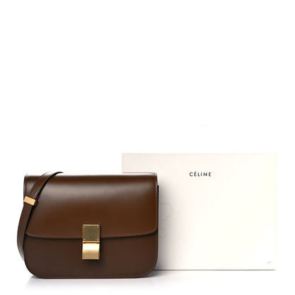 Celine Box Calfskin Medium Classic Box Flap Bag Camel 11 of 11