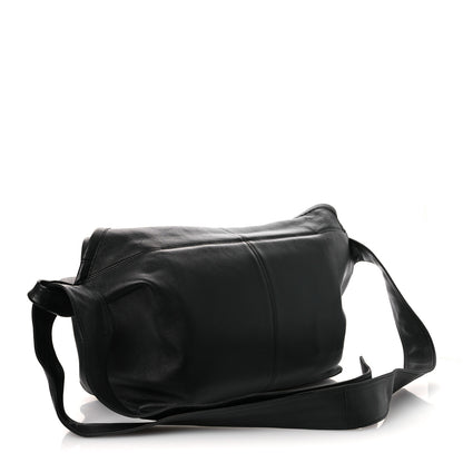 Bottega Veneta Silky Calfskin Medium Sawyer Messenger Bag Black 3 of 14