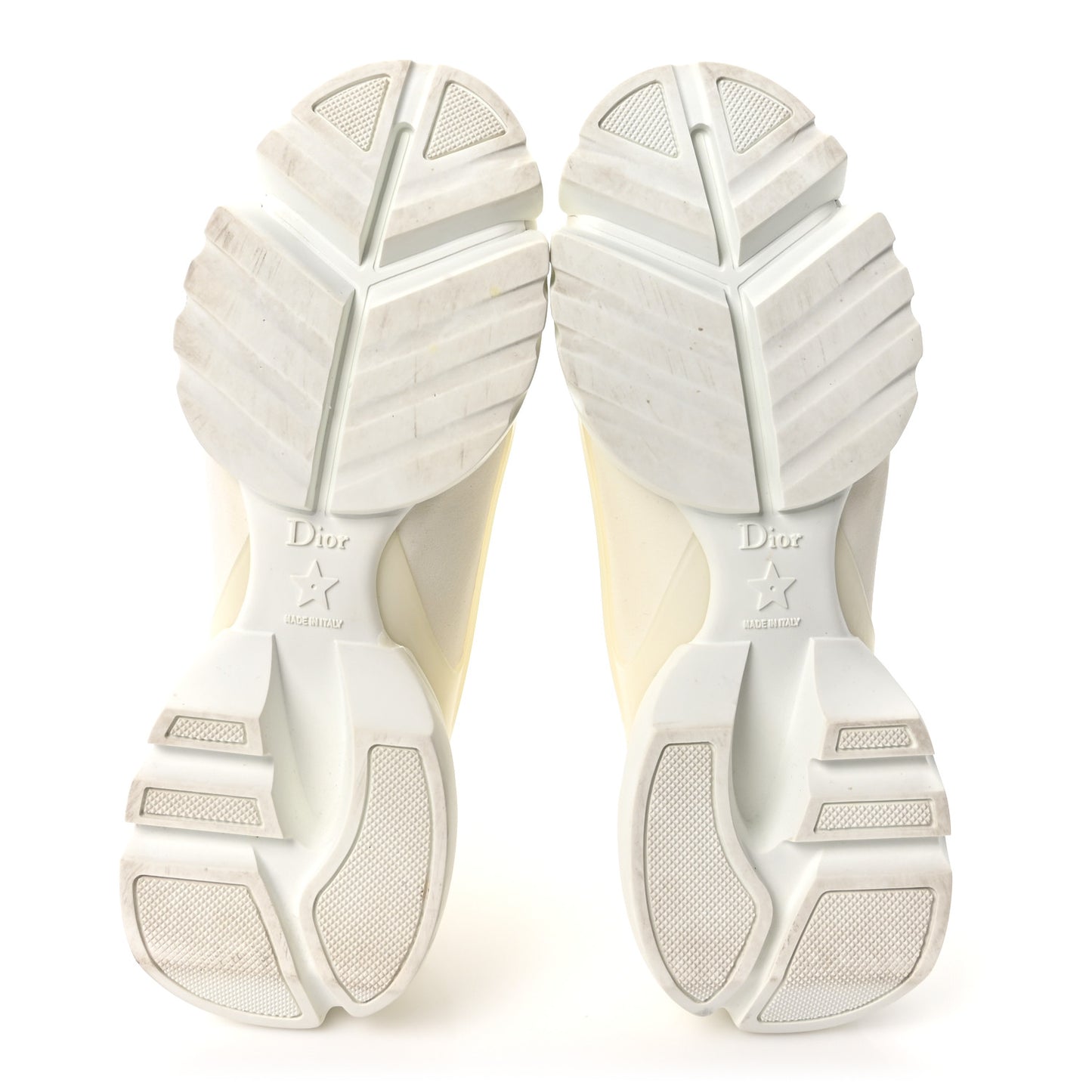 Technical Fabric Rubber Womens D-Connect Sneakers 37 White