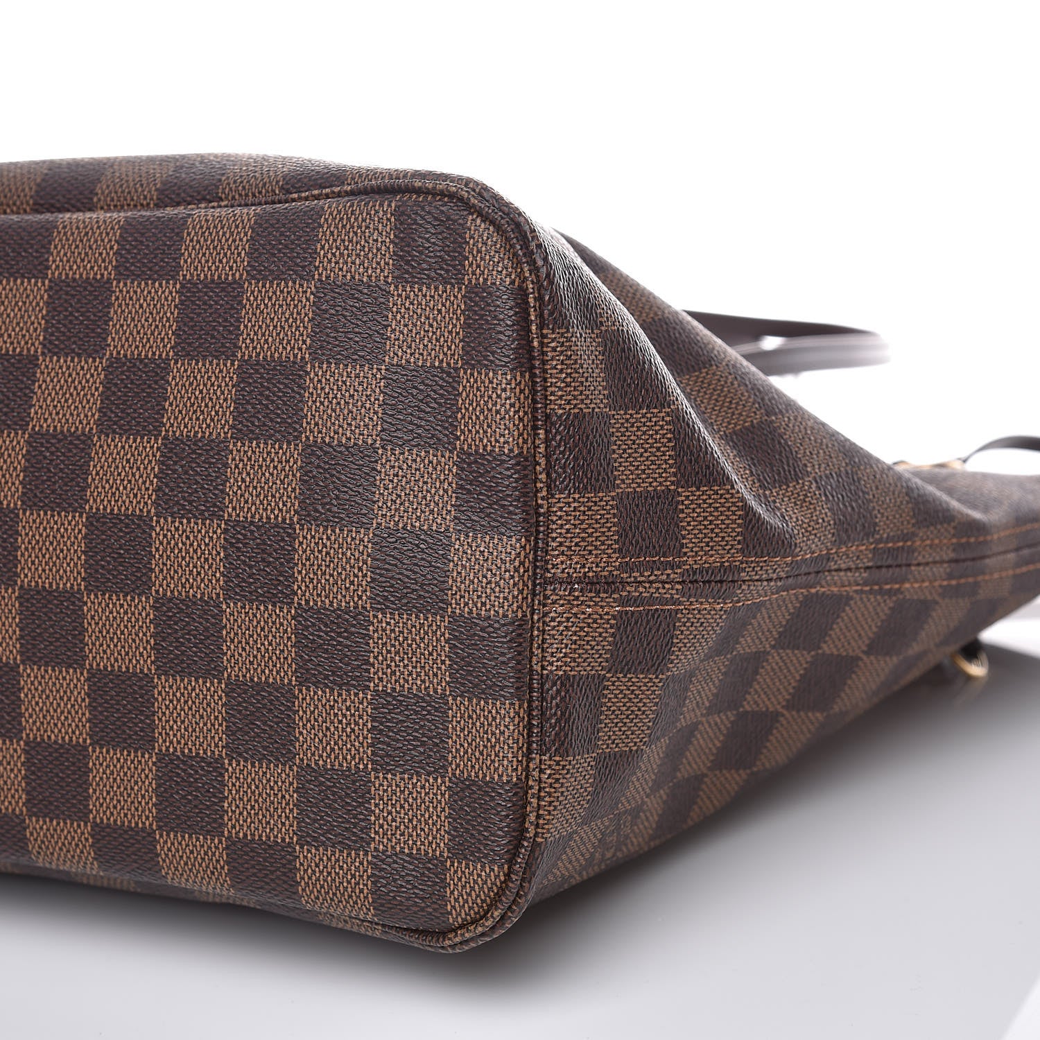 Louis Vuitton Damier Ebene Neo Neverfull MM Rose Ballerine 10 of 11