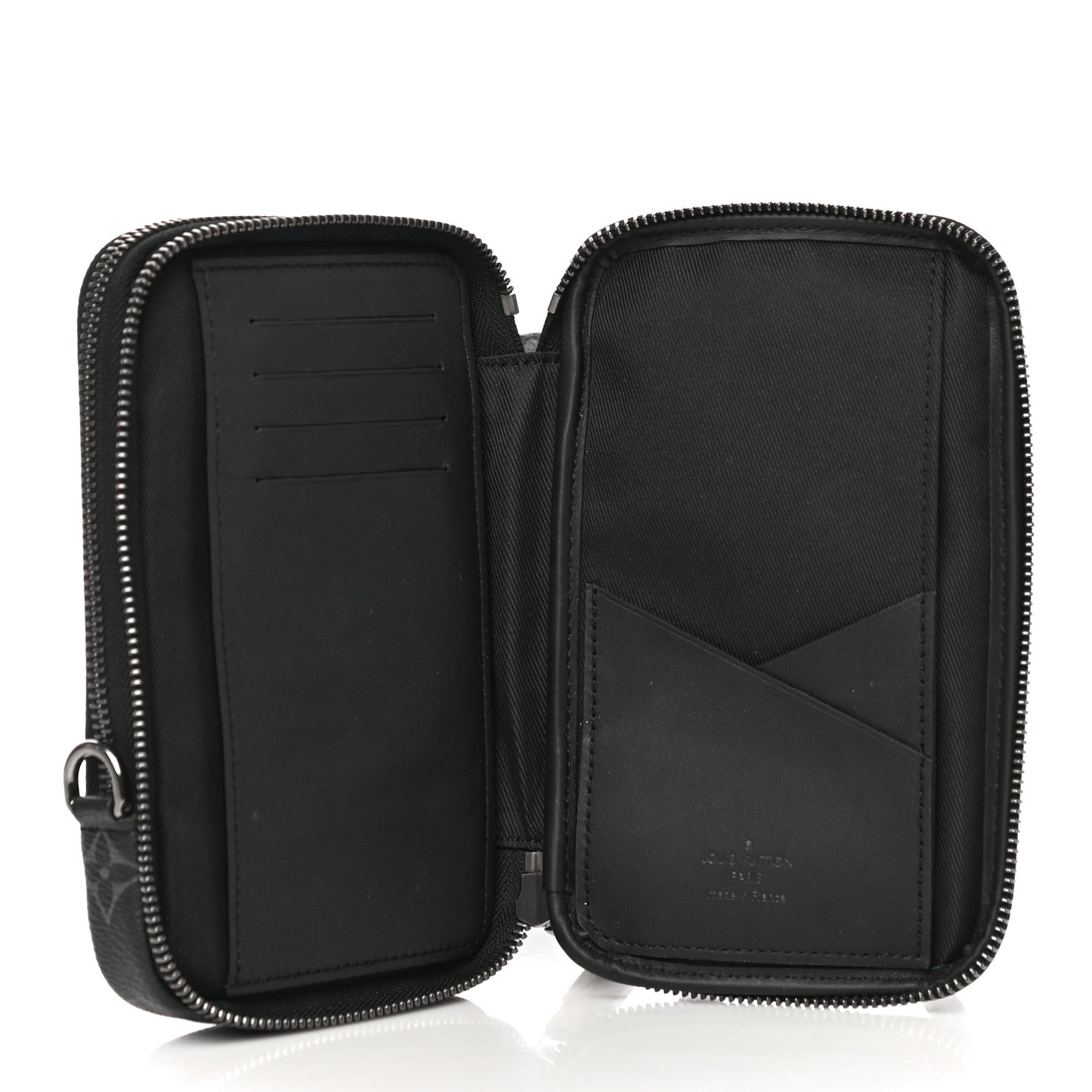 Monogram Eclipse Reverse Double Phone Pouch