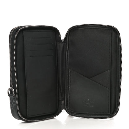 Louis Vuitton Monogram Eclipse Reverse Double Phone Pouch 5 of 10
