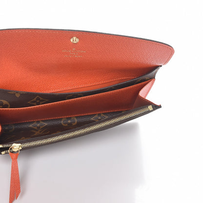 Louis Vuitton Monogram Emilie Wallet Piment 5 of 8