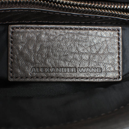 Alexander Wang Textured Lambskin Lia Sling Messenger Bag Grey 5 of 7