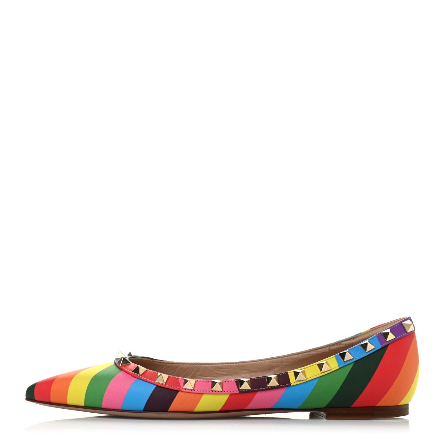 Nappa 1973 Rockstud Ballerina Flats 39 Multicolor