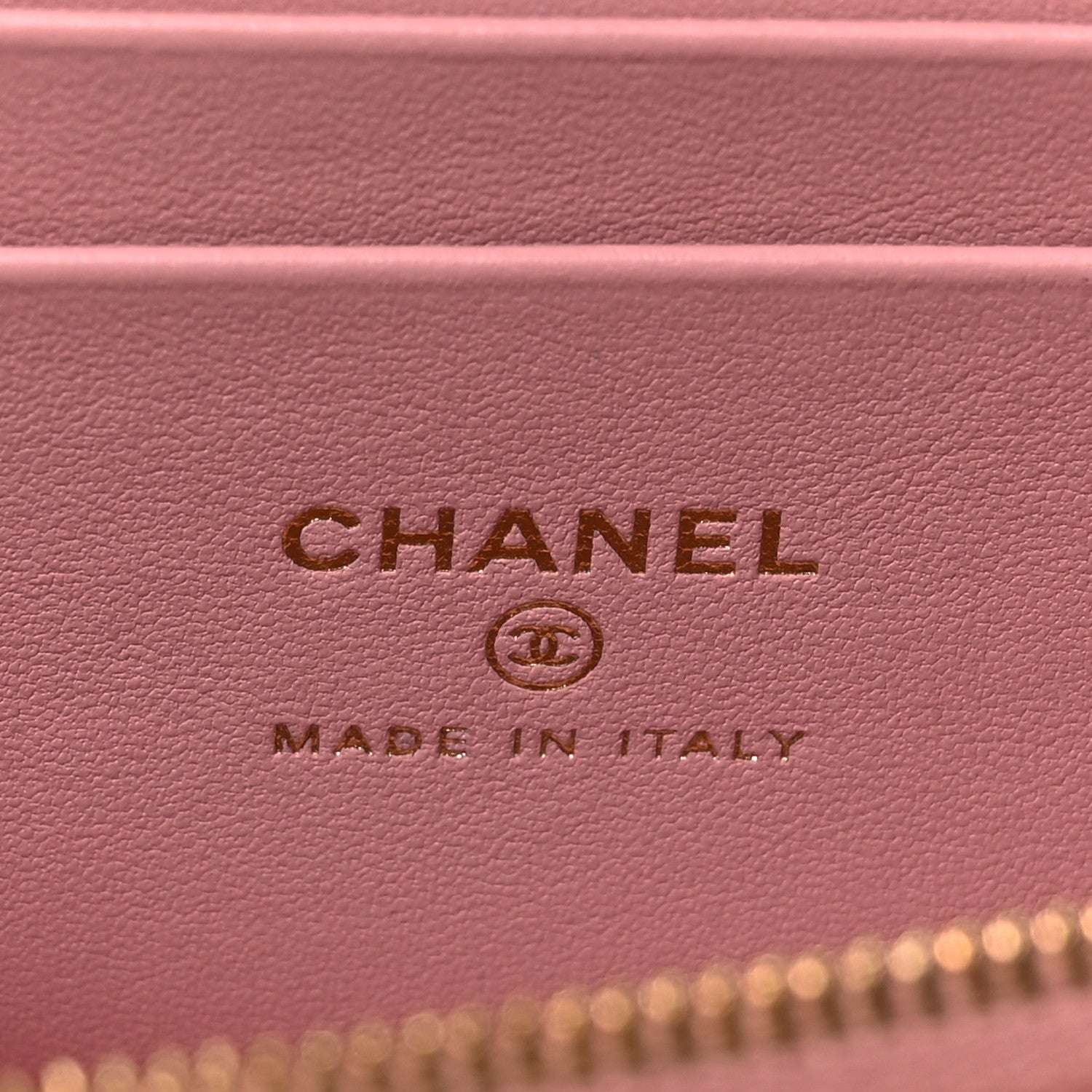 Chanel Calfskin Crocodile Embossed Top Handle Vanity Case With Chain Pink 6 of 11