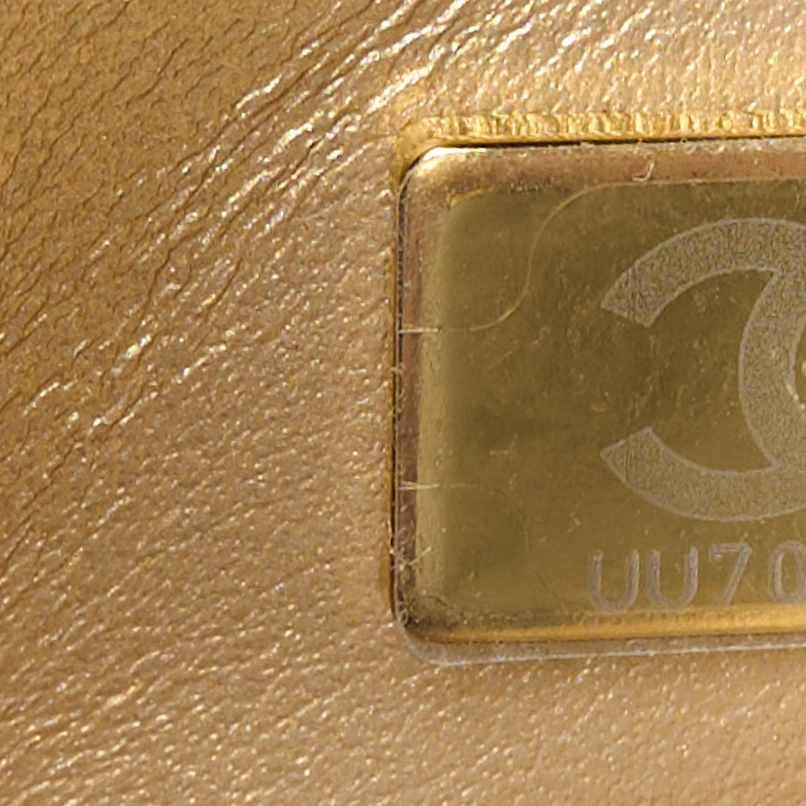 Lambskin Pearl Quilted Mini Flap Black