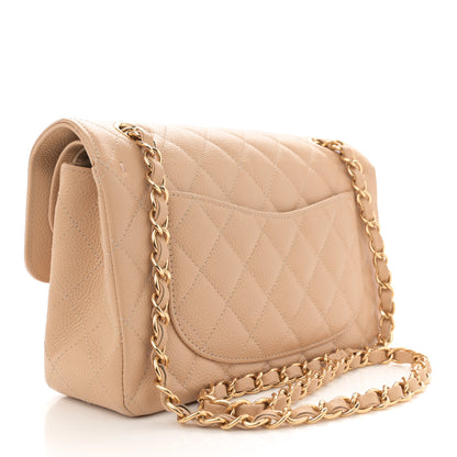 Chanel Caviar Quilted Small Double Flap Beige 3 of 13