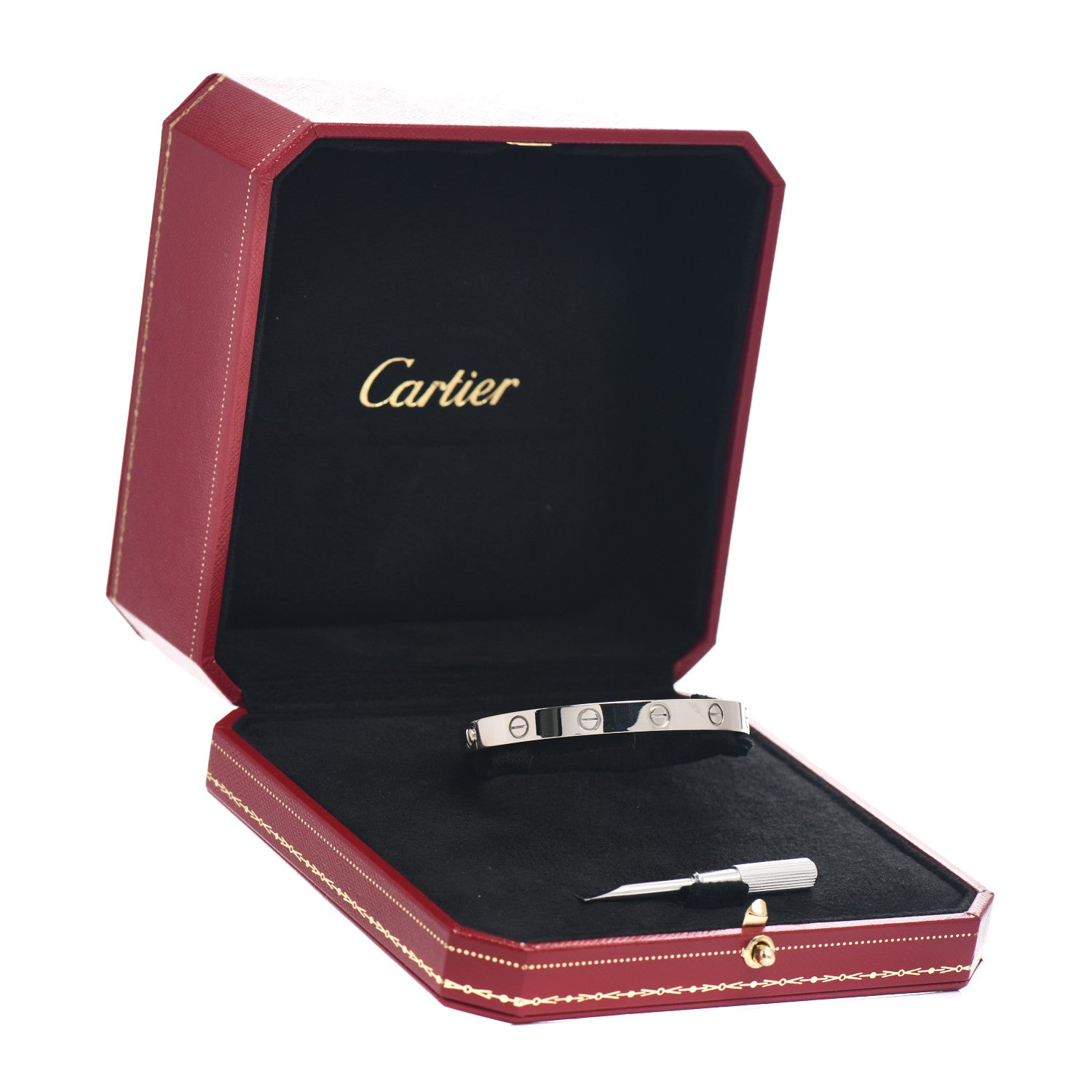 Cartier 18K White Gold LOVE Bracelet 16 6 of 6
