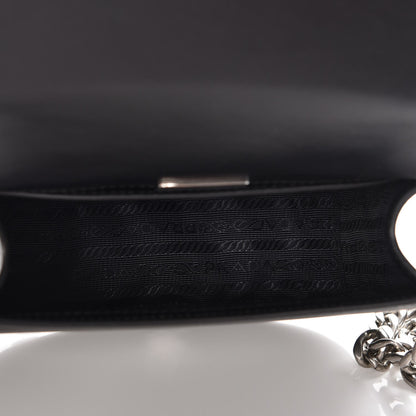 Prada Calfskin Antic Soft Crossbody Bag Nero Black 5 of 6