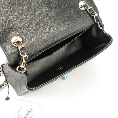 Chanel Caviar Quilted Mini Rectangular Flap Black 5 of 7