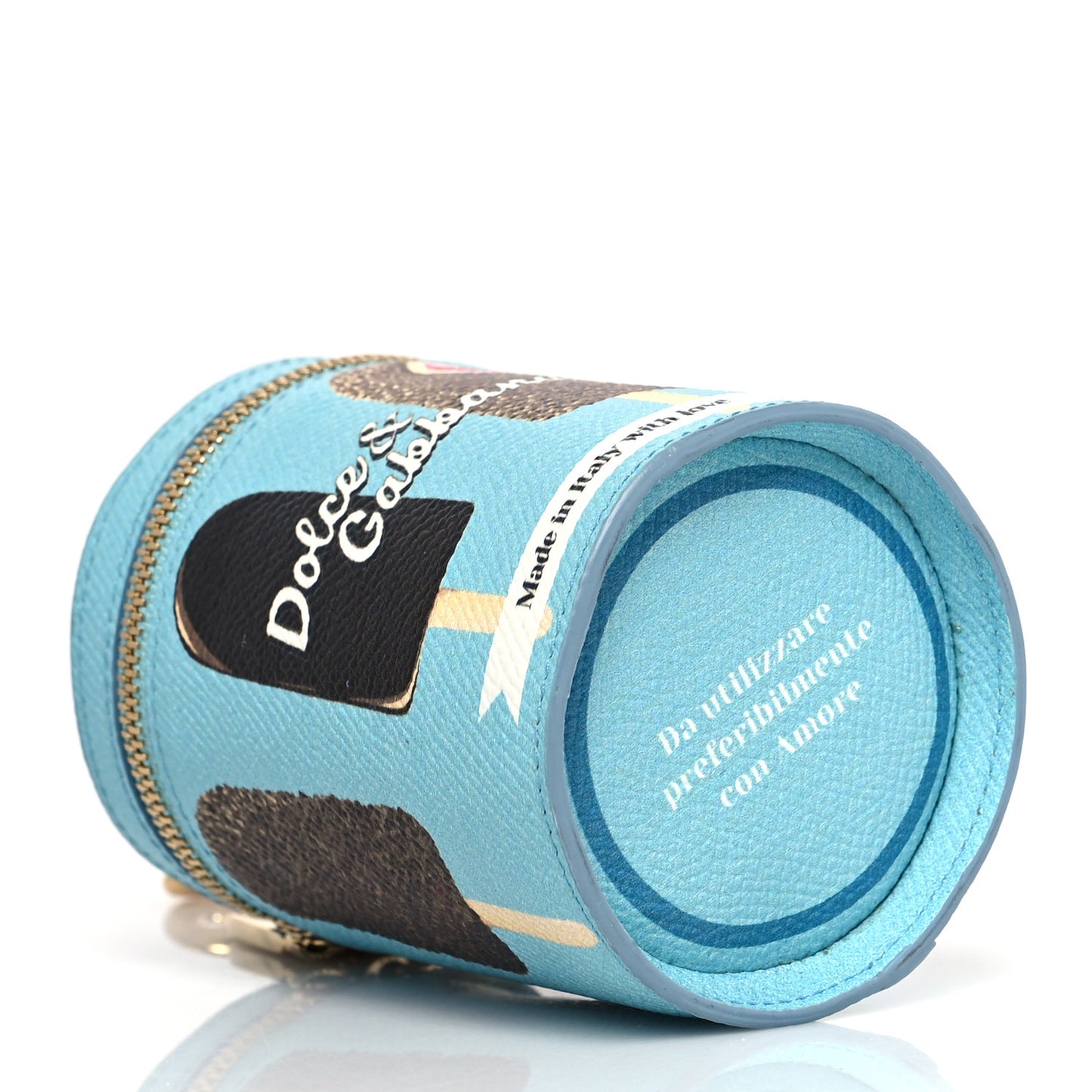 Dauphine Popsicle Printed Keychain Blue