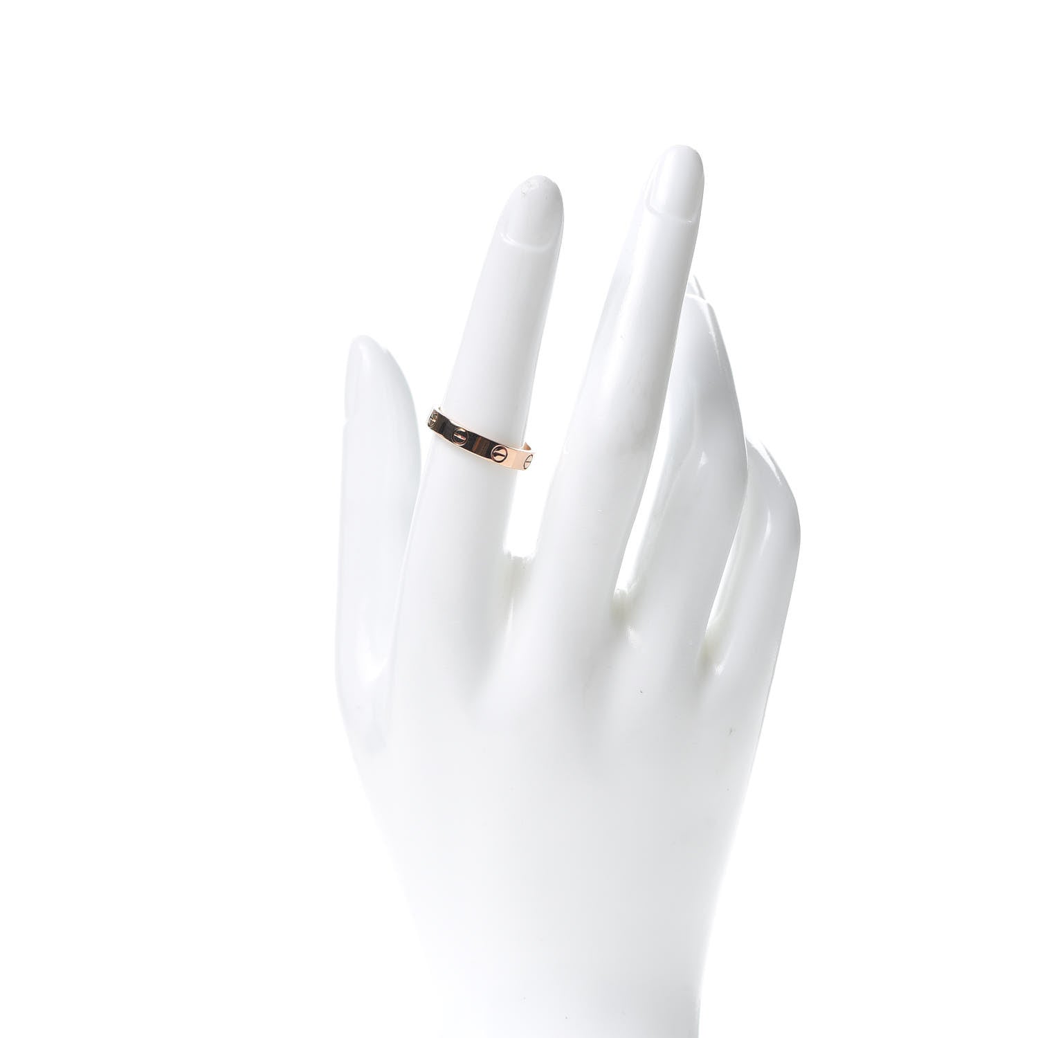 Cartier 18K Pink Gold 3.5mm LOVE Wedding Band Ring 54 7 2 of 5