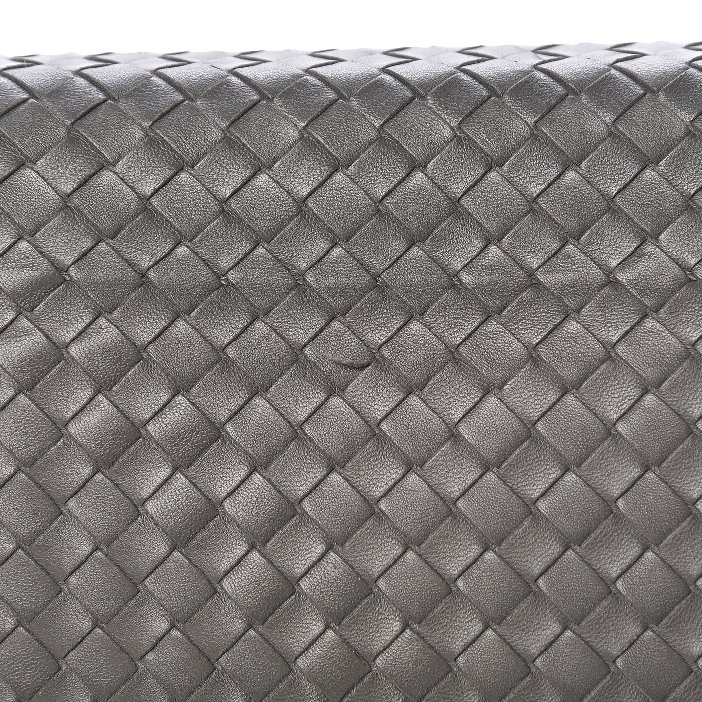 Nappa Intrecciato Large Olimpia Bag Light Grey