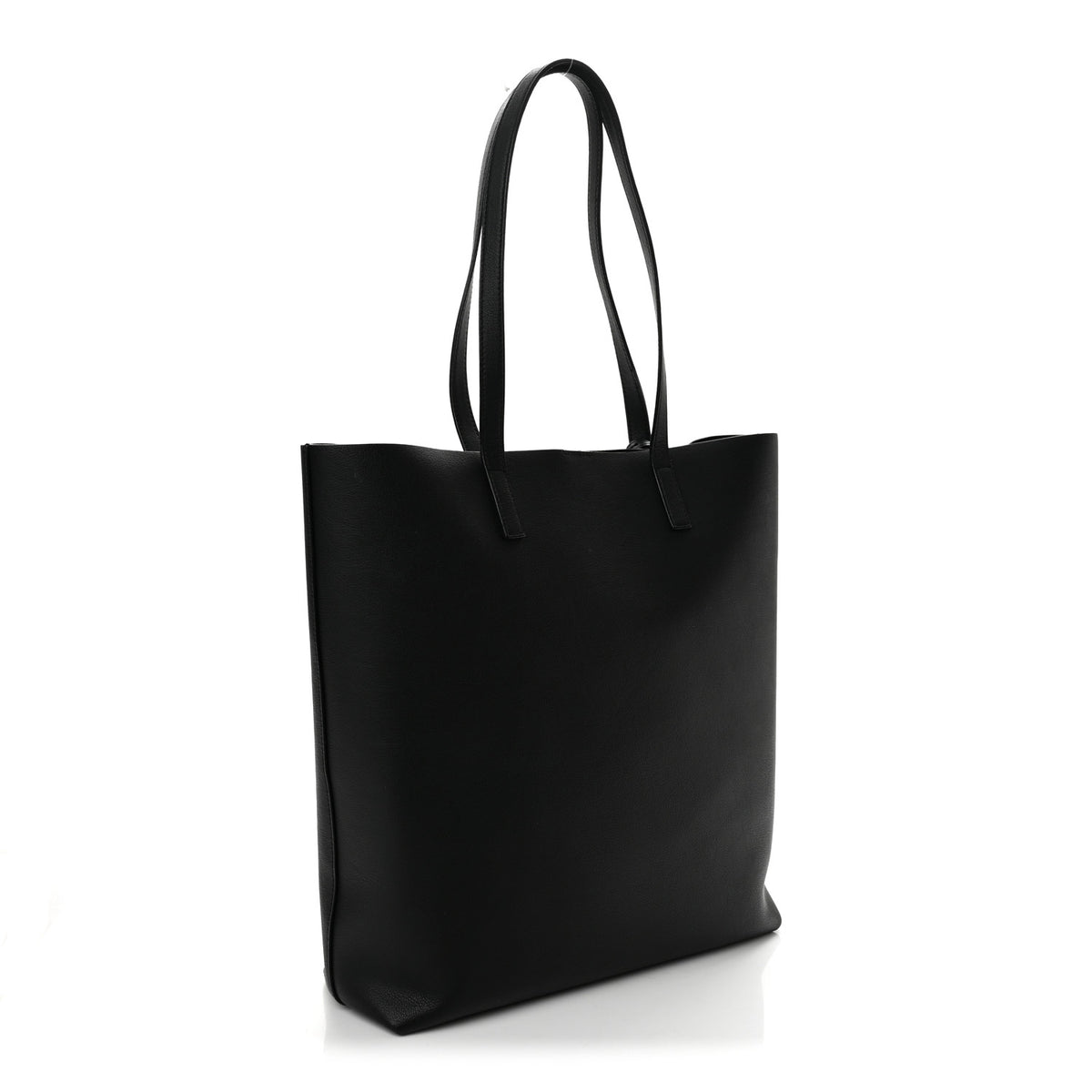 Calfskin North-South Shopping Tote Black
