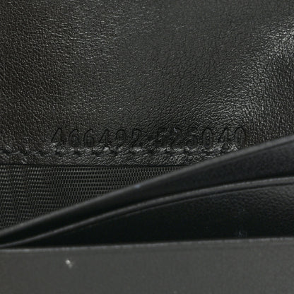 Gucci Calfskin Matelasse GG Marmont Card Case Black 8 of 9