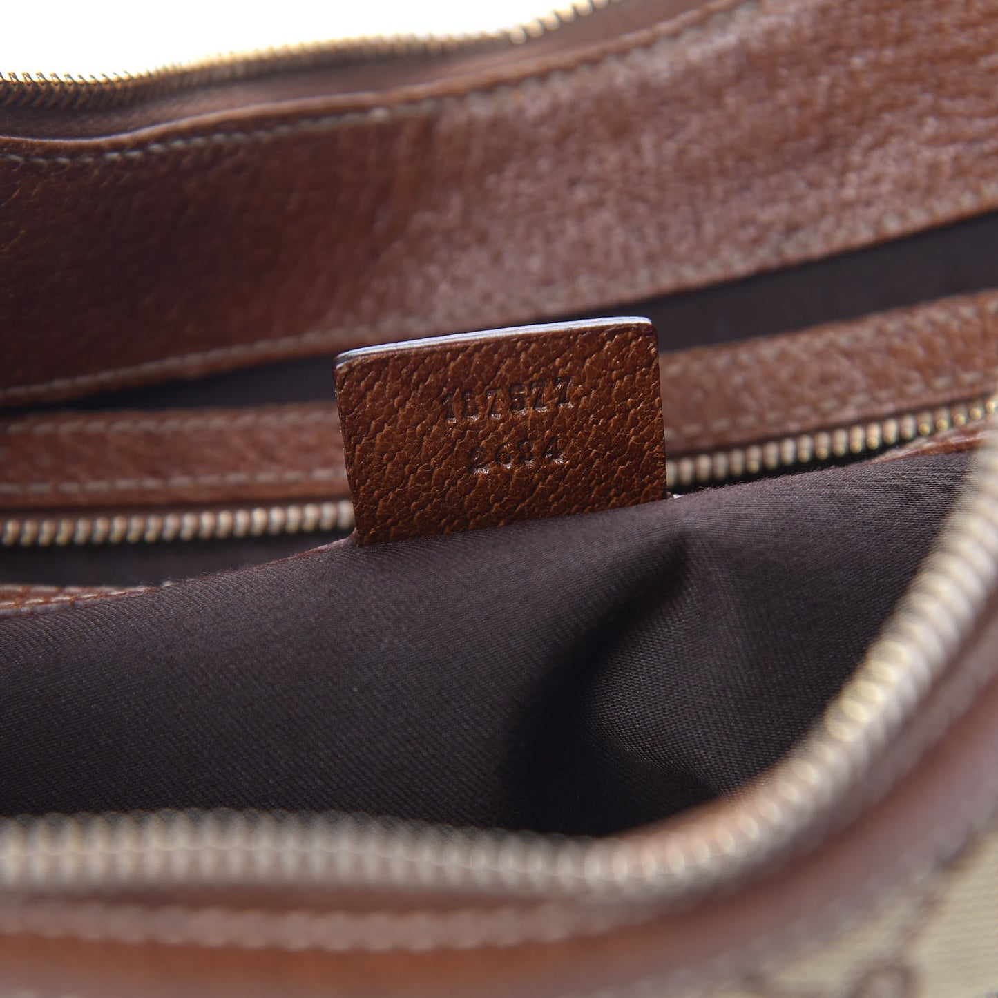 Monogram Bamboo Ring Hobo Brown