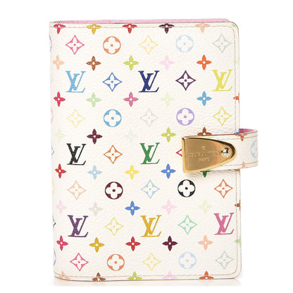 Louis Vuitton Monogram Multicolor Partenaire Small Agenda Cover PM Black 2 of 14