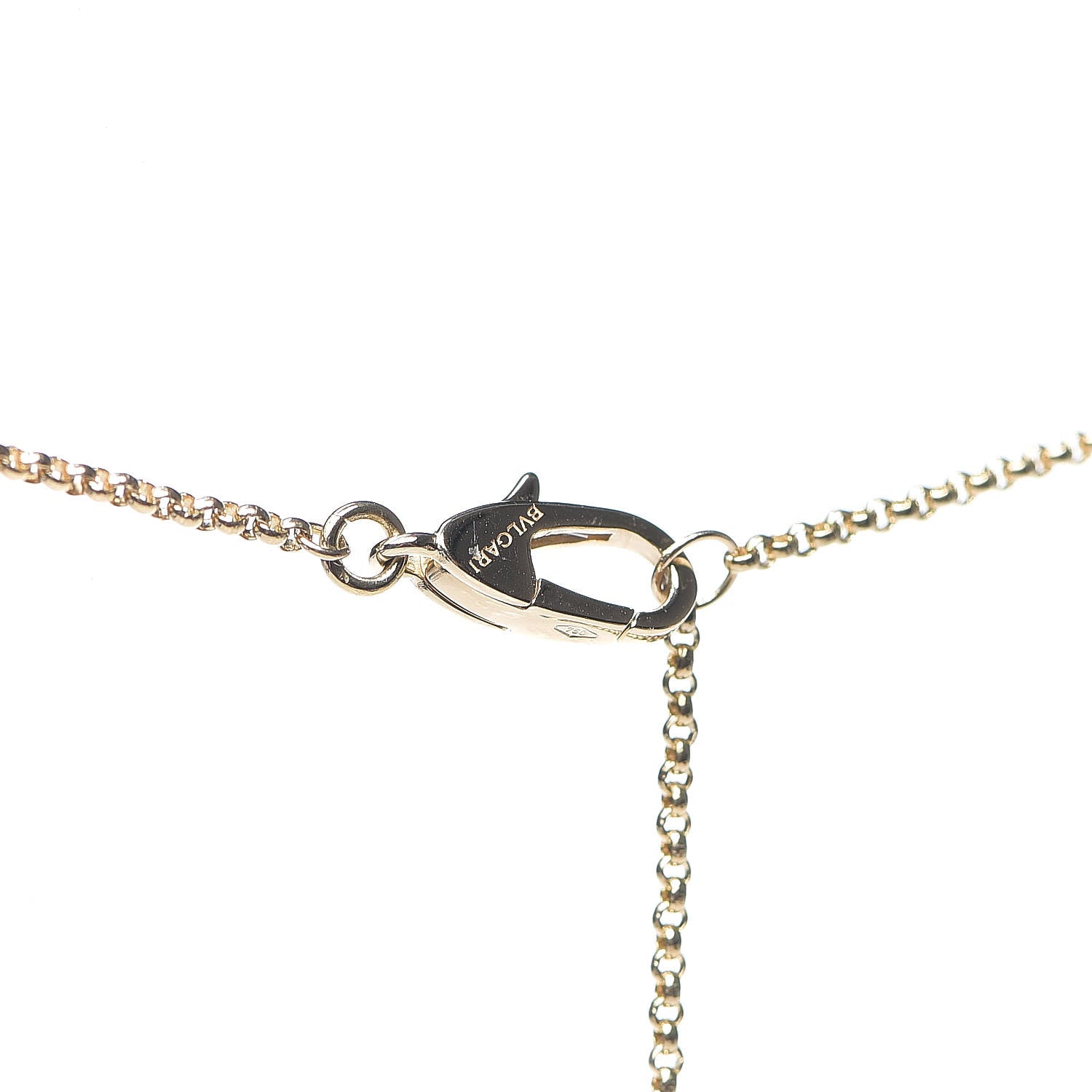 Bulgari 18K Yellow Gold Black Onyx BVLGARI BVLGARI Pendant Necklace 4 of 5