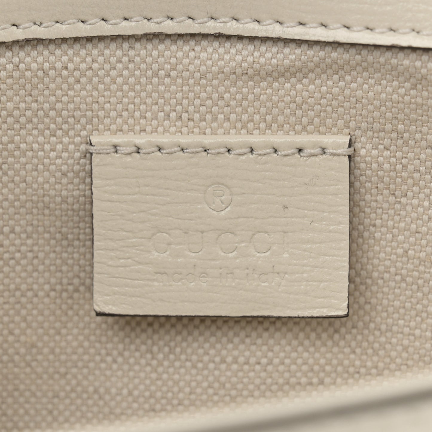 GG Supreme Monogram Web Mini Horsebit 1955 Shoulder Bag Beige Mystic White
