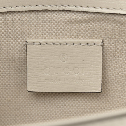 Gucci GG Supreme Monogram Web Mini Horsebit 1955 Shoulder Bag Beige Mystic White 6 of 12