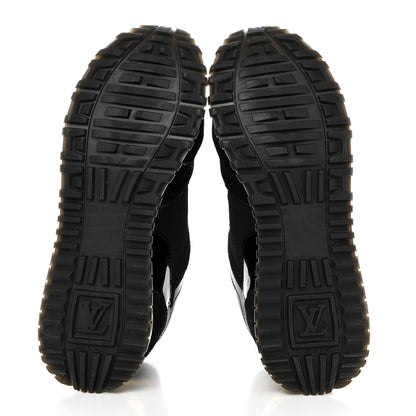 Louis Vuitton Suede Monogram Run Away Sneakers 36.5 Black 5 of 9
