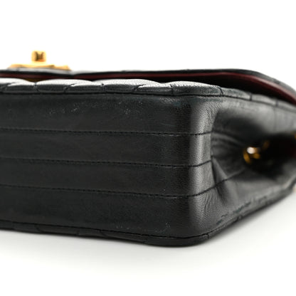 Chanel Lambskin Quilted Small Single Flap Bag Black 11 of 11
