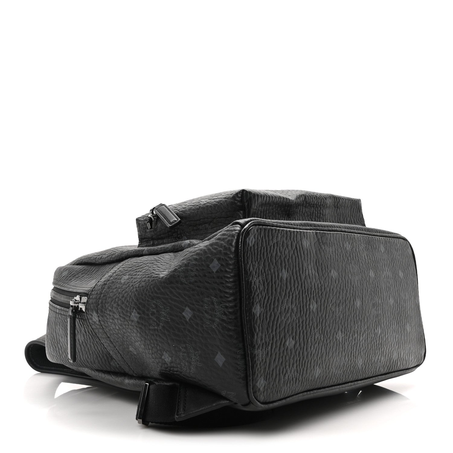 MCM Visetos Large Stark Backpack Black 4 of 10