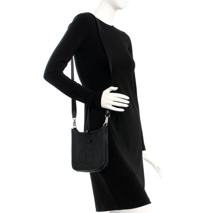 Hermes Epsom Evelyne TPM Black 2 of 9