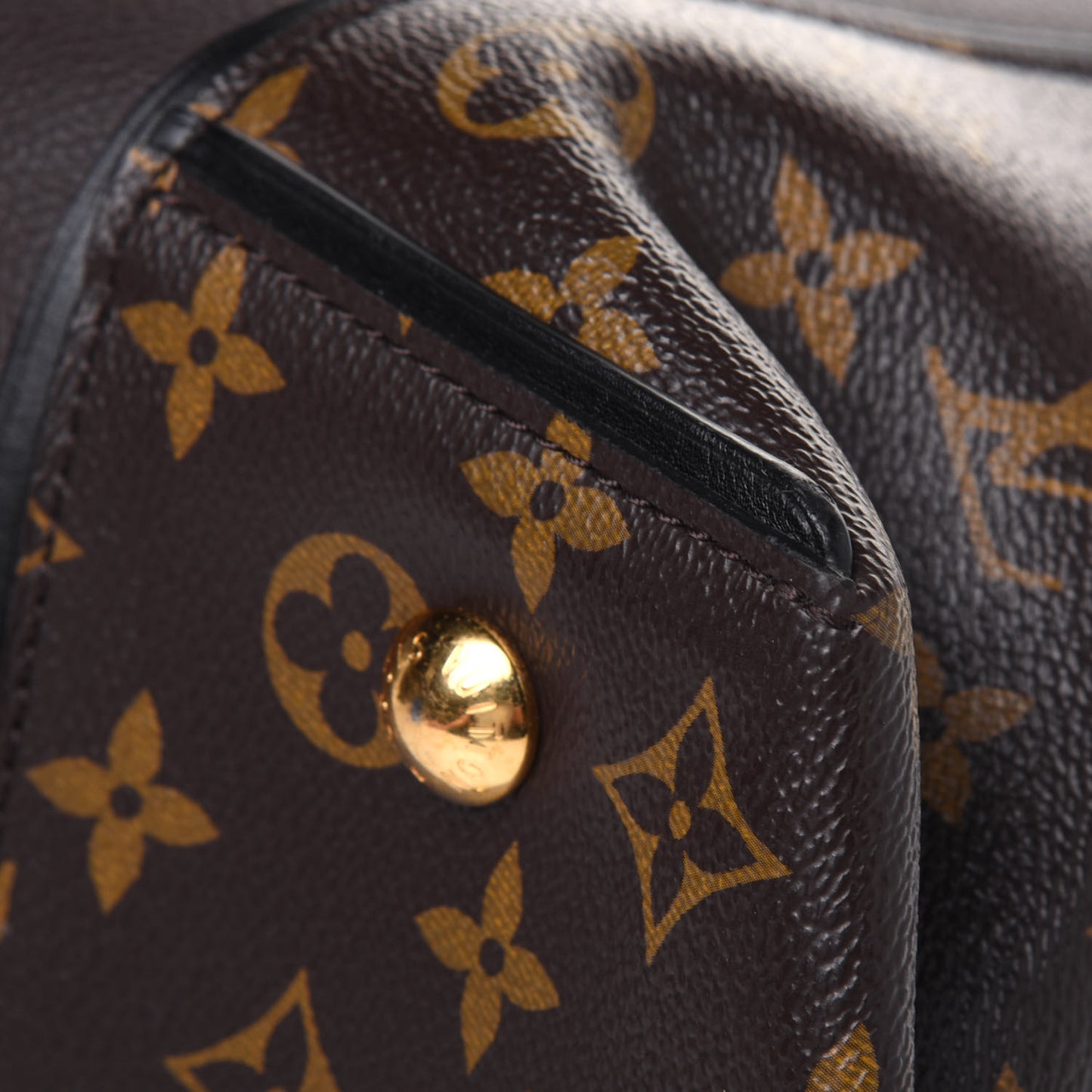 Veau Cachemire Monogram Tote W PM Chocolate