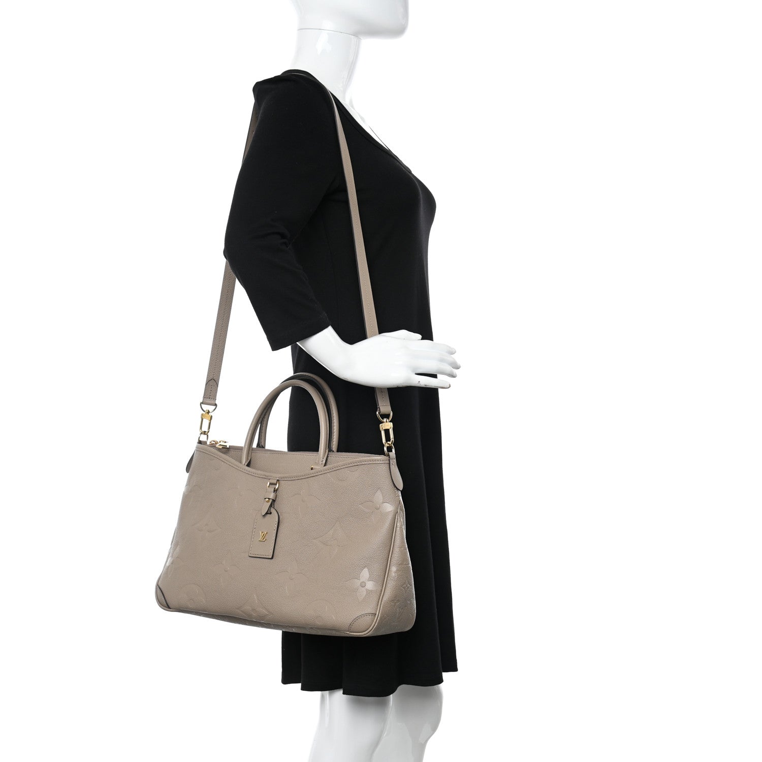 Louis Vuitton Empreinte Monogram Giant Trianon MM Tourterelle 2 of 10