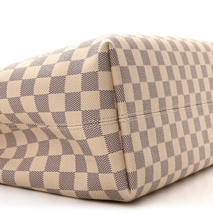 Louis Vuitton Damier Azur Graceful MM Rose Ballerine 8 of 9