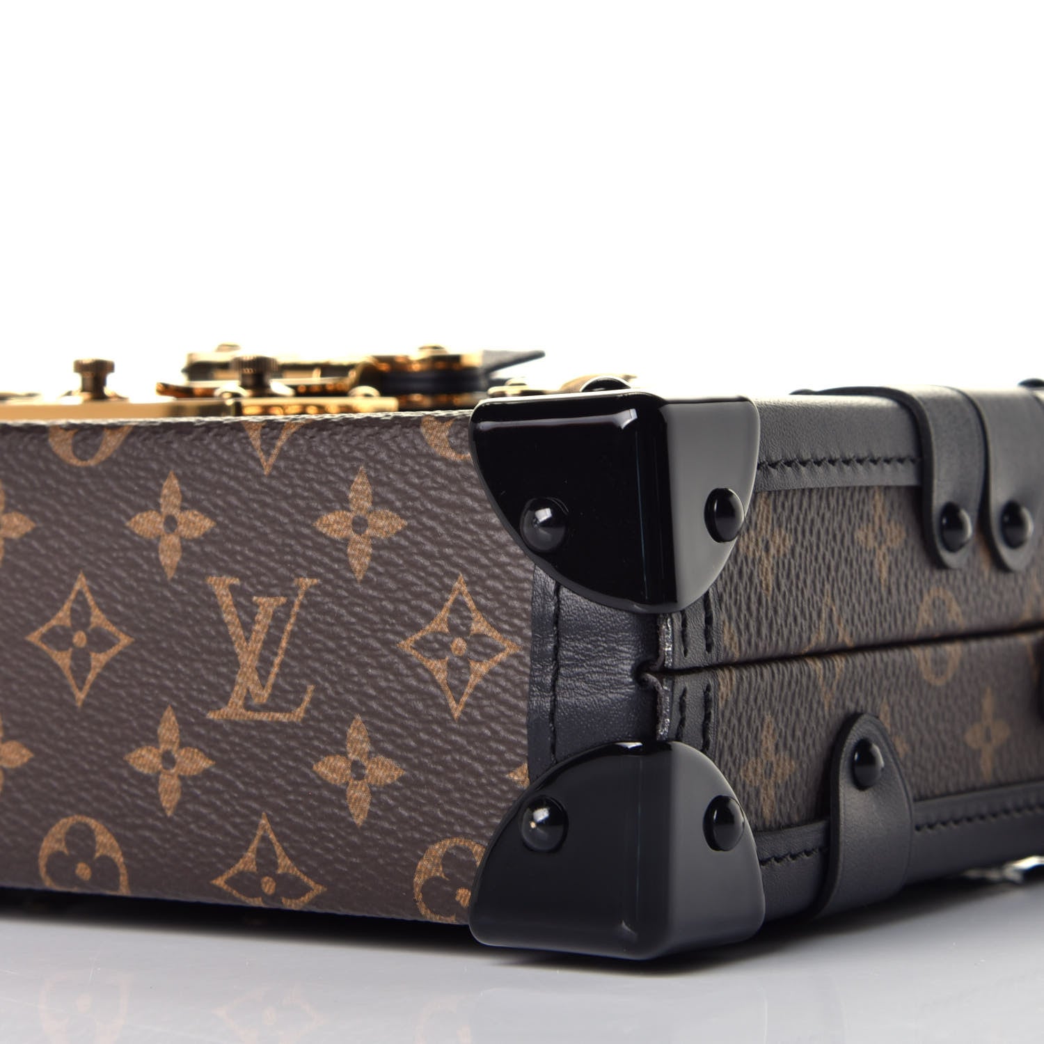 Louis Vuitton Monogram Petite Malle Black 8 of 9
