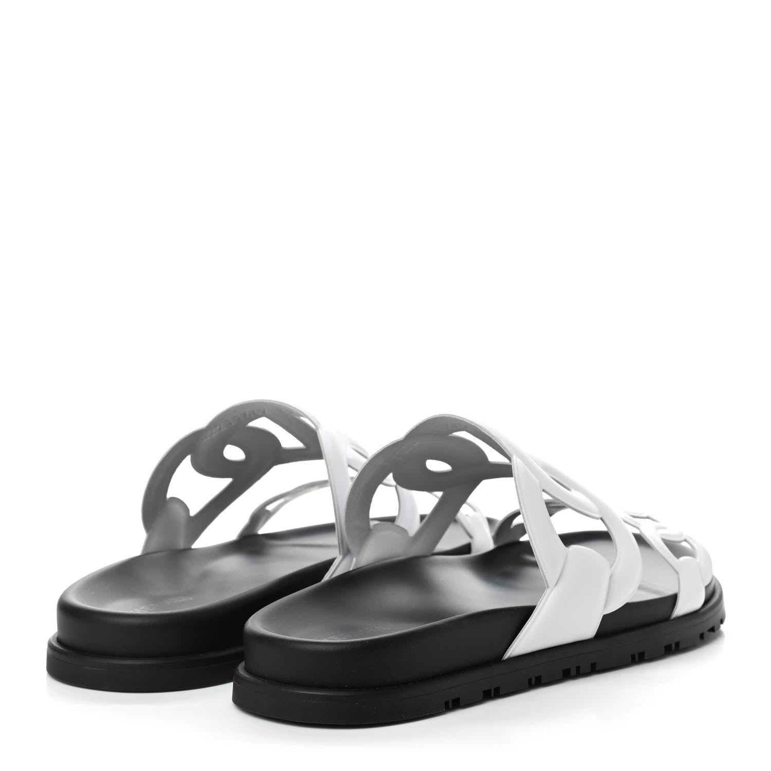 Hermes Nappa Extra Sandals 38.5 White 4 of 8