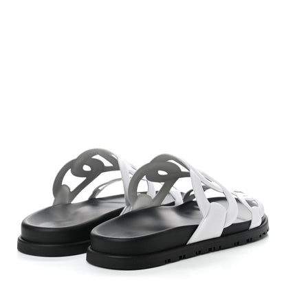 Hermes Nappa Extra Sandals 38.5 White 4 of 8