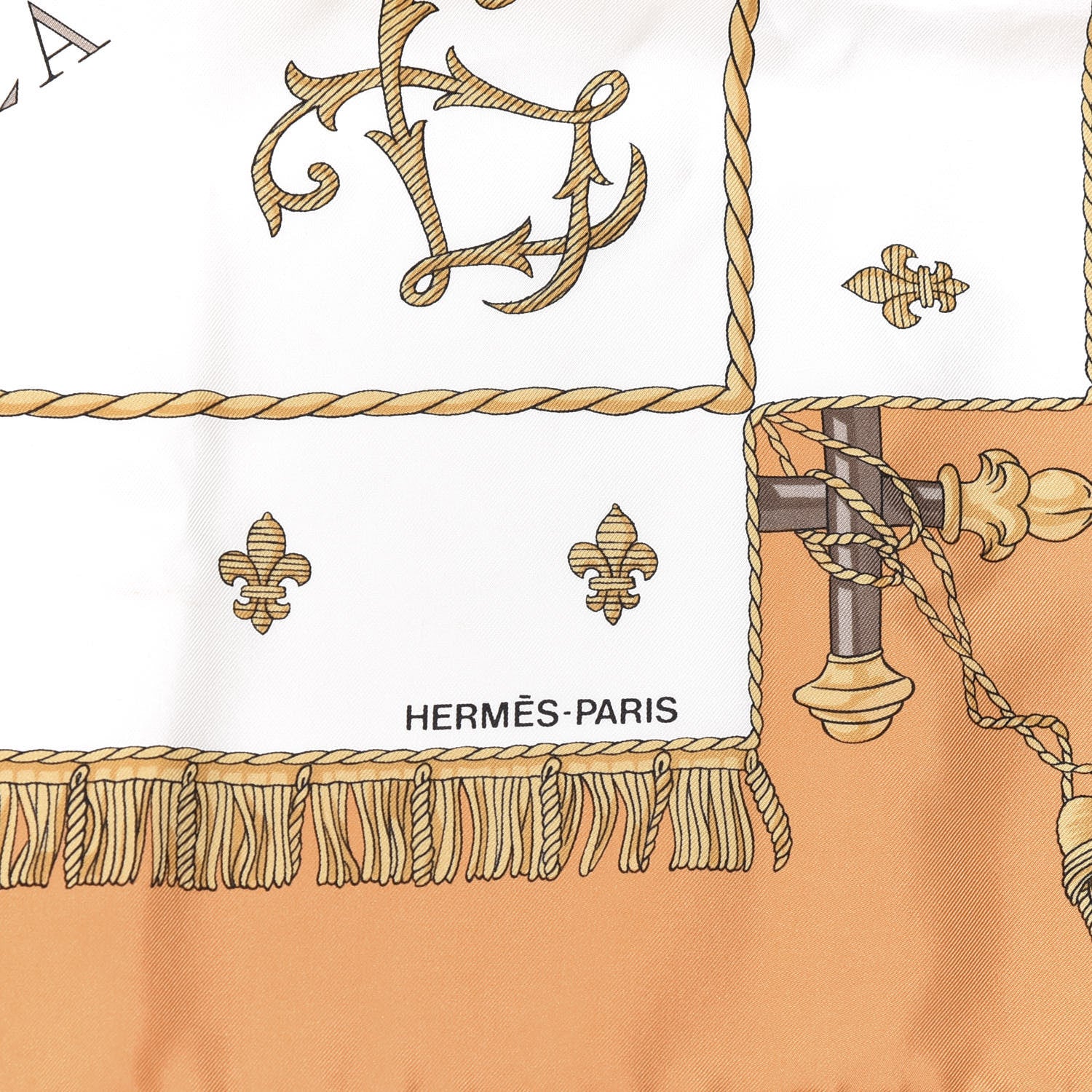 Hermes Silk Vue Du Carosse De La Galere La Reale Scarf 90 2 of 4