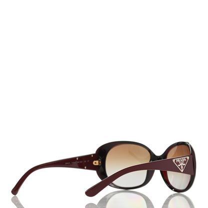 Prada Polarized Sunglasses SPR 27L Red 4 of 7