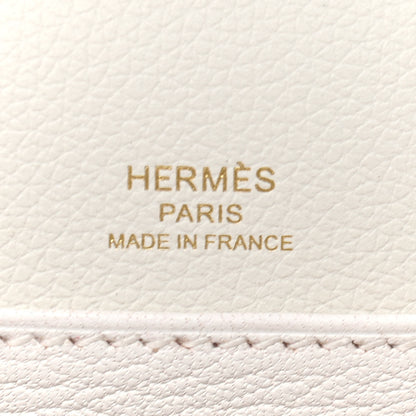 Hermes Evercolor Mini Sac Roulis White 6 of 9