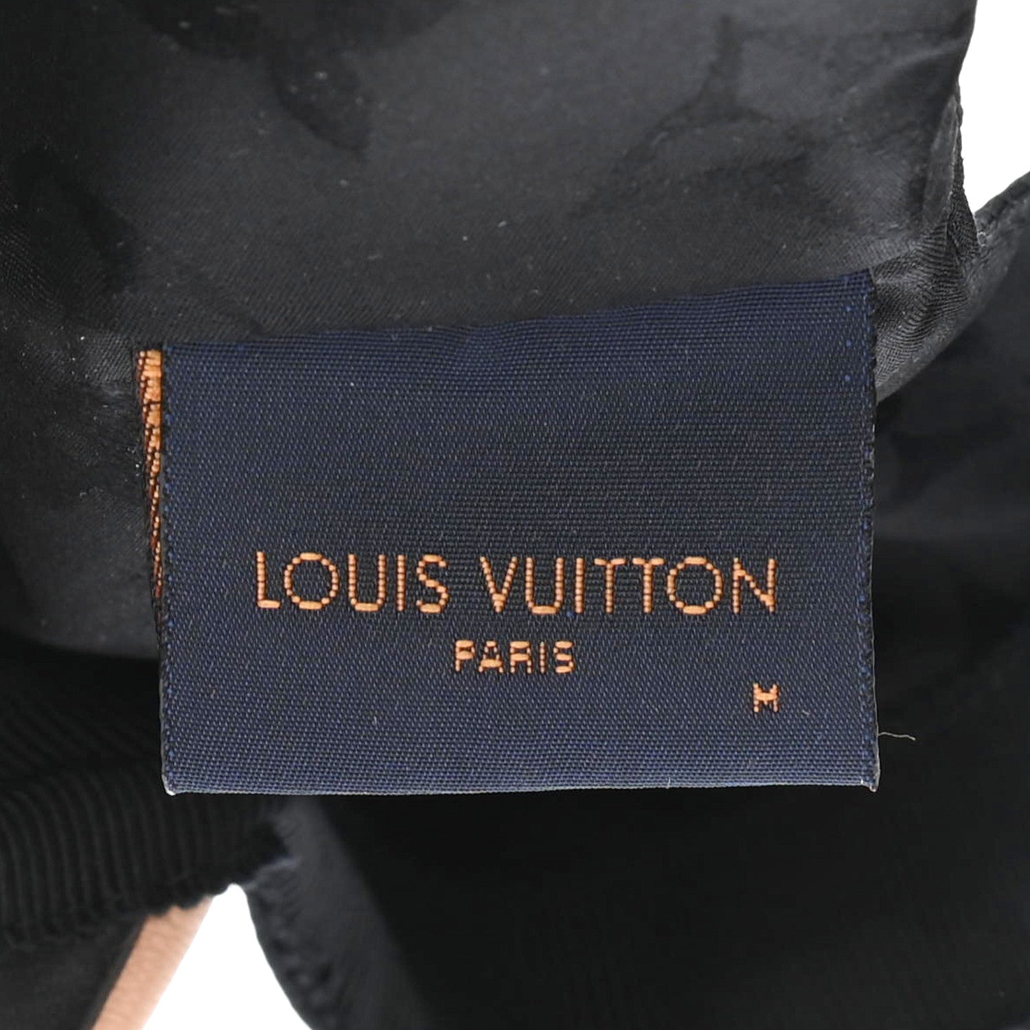 Louis Vuitton Polyester Silk Monogram LV Get Ready Cap M Black 5 of 5
