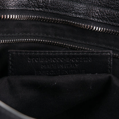 Balenciaga Chevre Silver Metallic Edge City Black 7 of 7