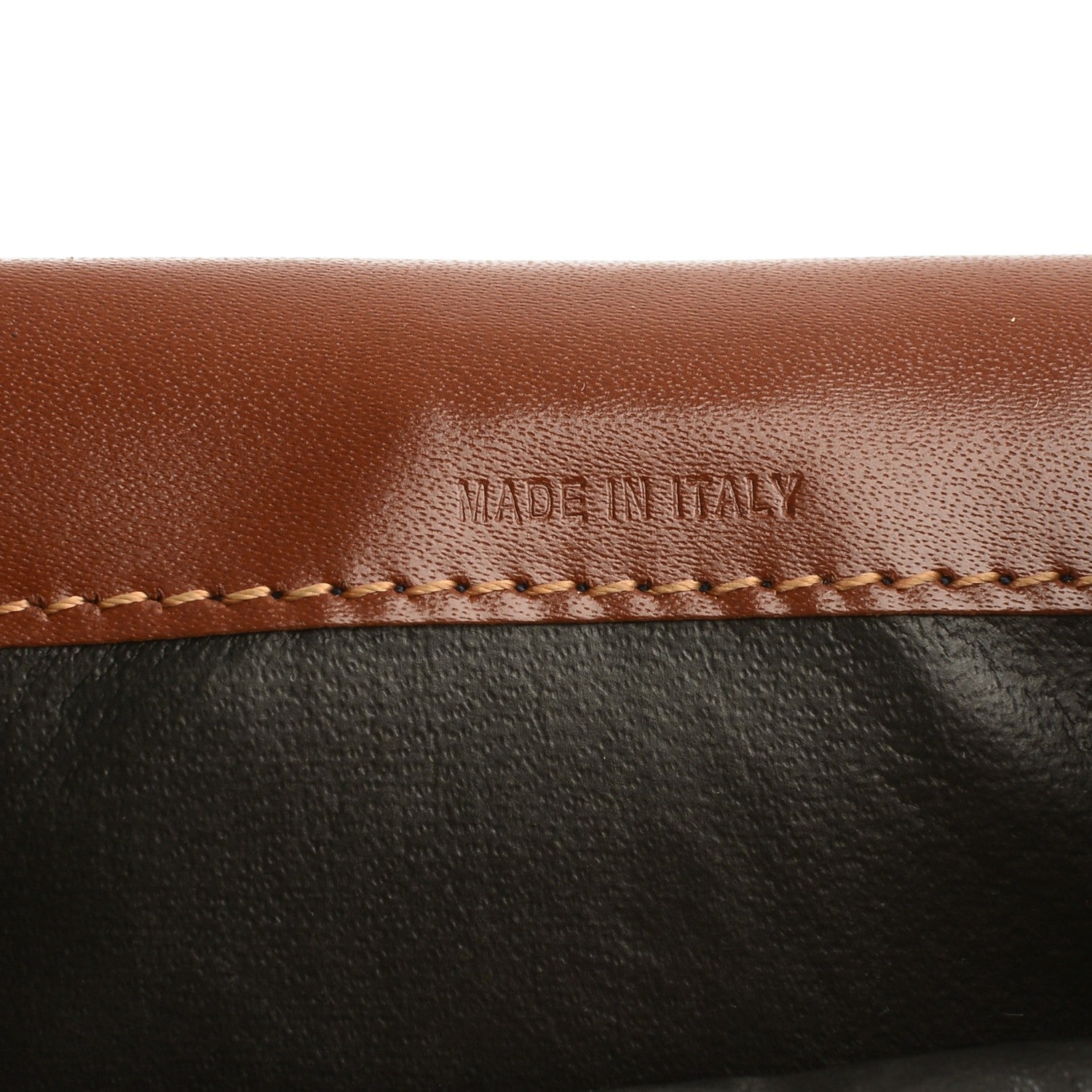 Burberry Haymarket Check Compact Wallet Tan 7 of 7